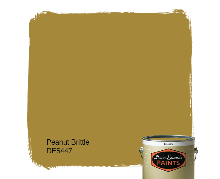 Peanut Brittle DE5447 Paint Color A6893A DunnEdwards Paints