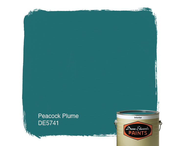Peacock Plume Paint Color