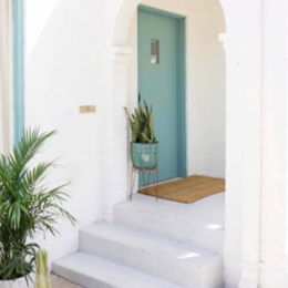 Small barrier reef front door